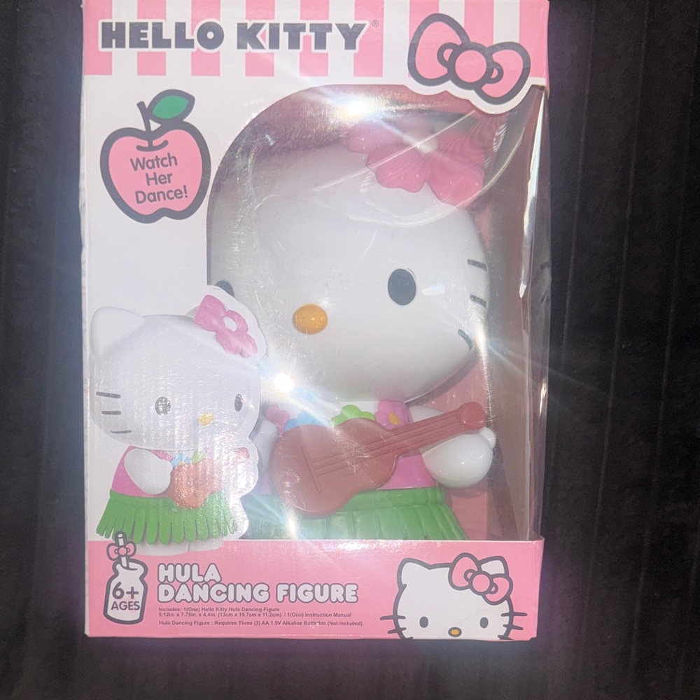 Hello Kitty Hula Dancing Doll - Pink, White, and Green